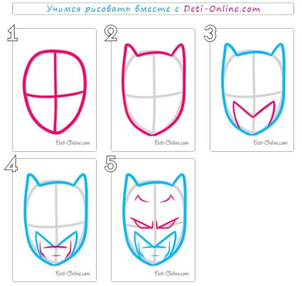 Эскиз демона легкий