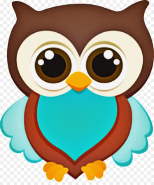 Совенок рисунок