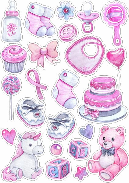 Наклейки для скрапбукинга детские