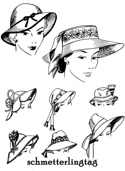 Шляпа рисунок