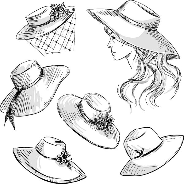 Набросок шляпы