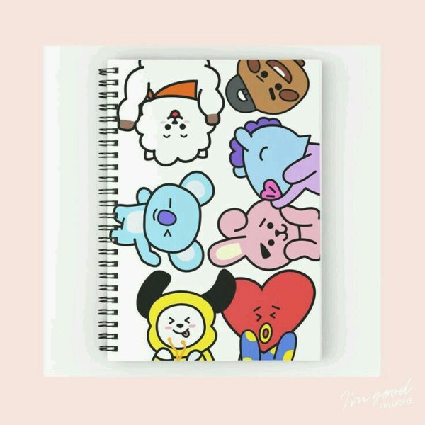 BTS bt21 тетрадки
