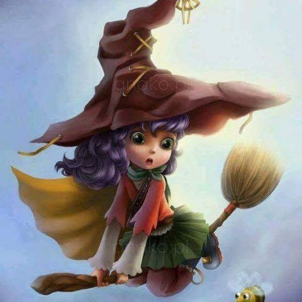 Милые ведьмочки арт