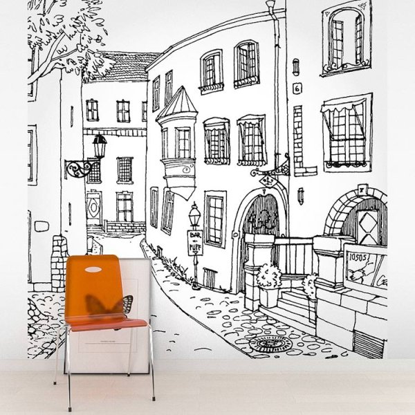 Красивая Графика улиц