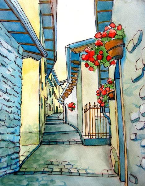 Улица иллюстрация