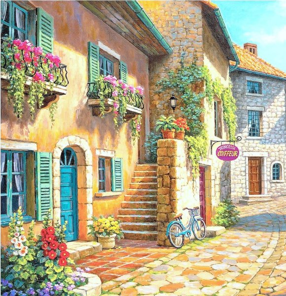 Италия Прованс улочки