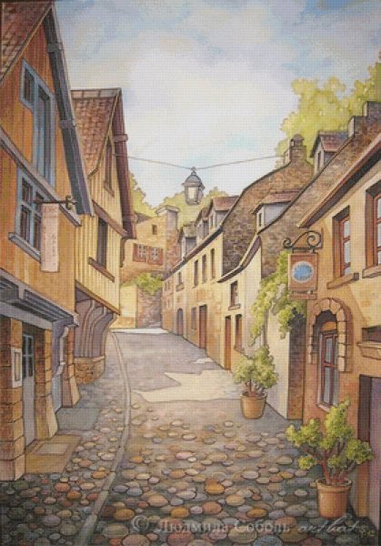 Городской пейзаж в перспективе