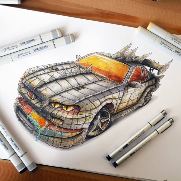 Комиксы маркерами Copic Sketch