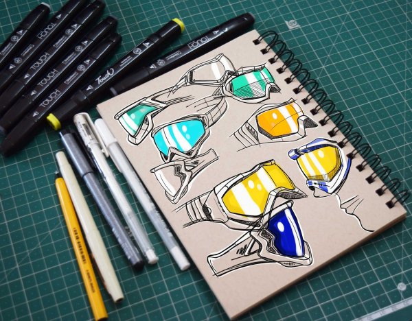 Копик маркерами Lighane Драконий глаз