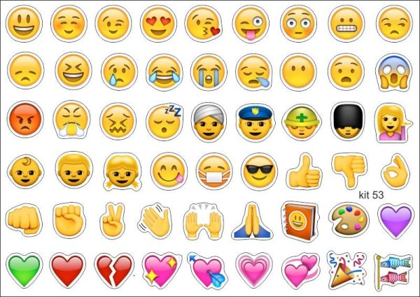 Красивые смайлики для срисовки