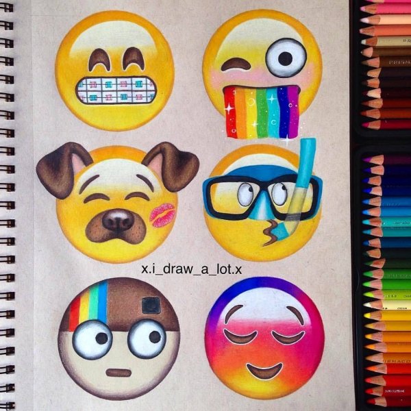 Эмодзи на весь лист