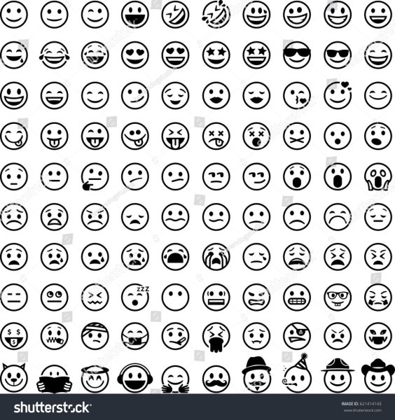 Стикеры смайлики