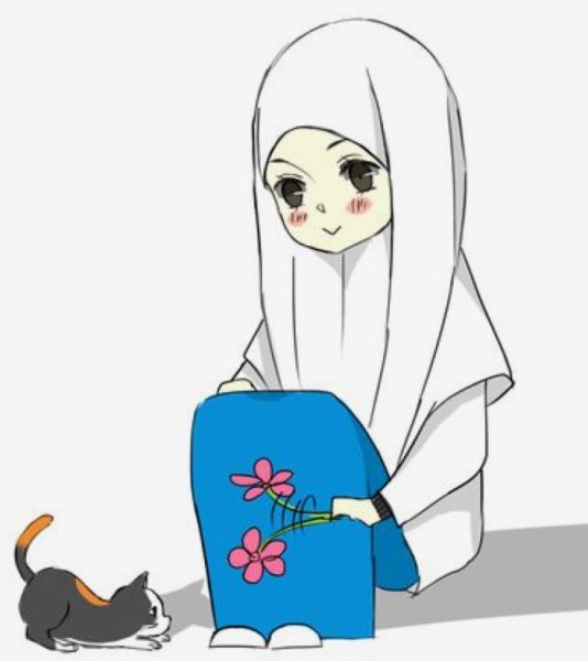 Как рисовать девушку в хиджабе