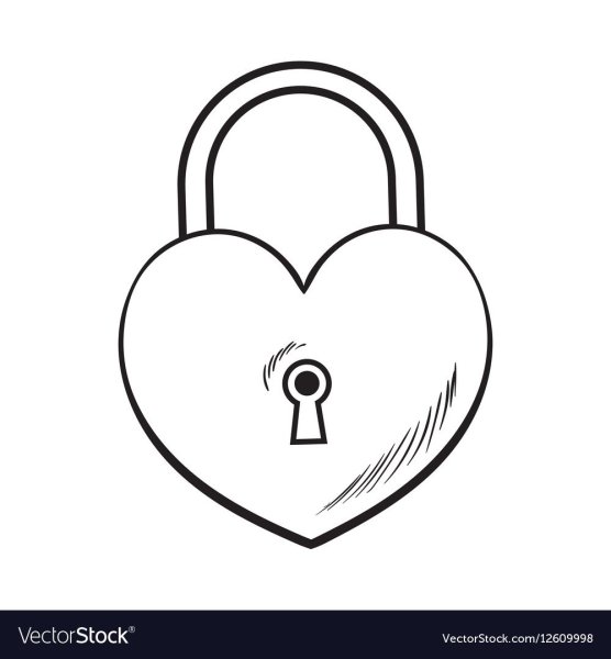 Замок навесной эскиз