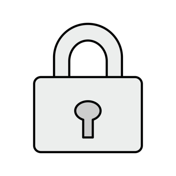 Раскраска замок на дверь