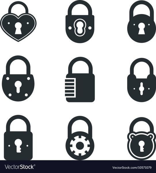 Замок навесной иконка