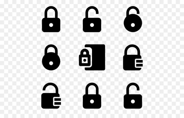 Пиктограмма открытый замок
