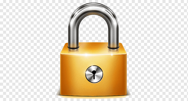 Замок навесной без фона