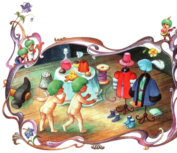 Маленькие человечки братья Гримм