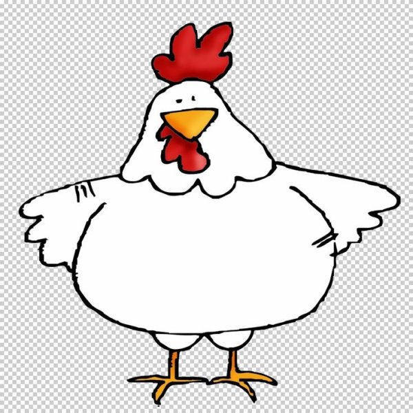 Курица для срисовки