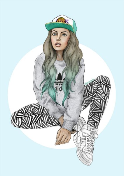 Рисование в стиле SWAG