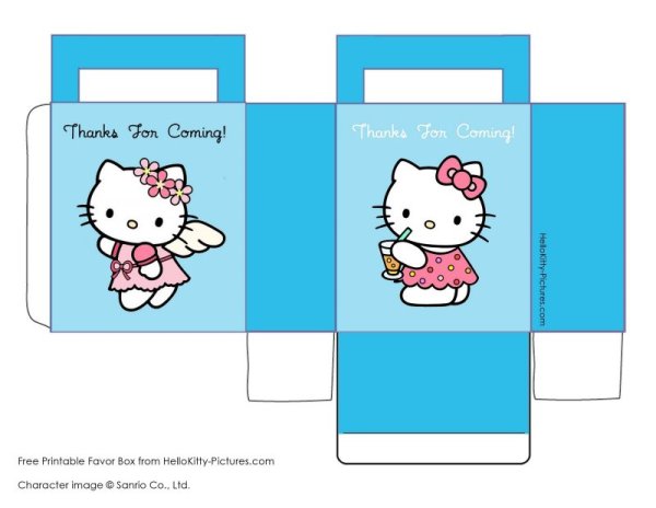 Пакеты с Хеллоу Китти из бумаги