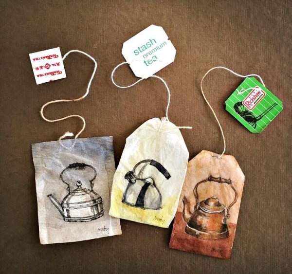 Милые чайные пакетики