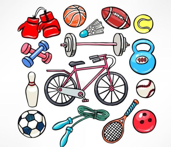 Спорт. Раскраска