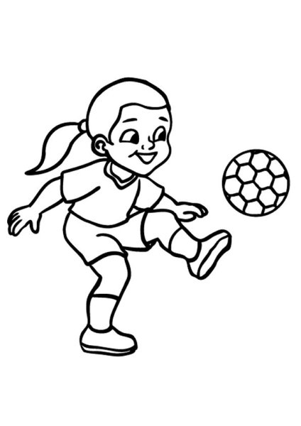 Мяч раскраска