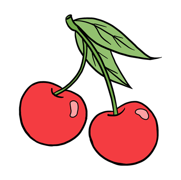 Нарисовать вишню