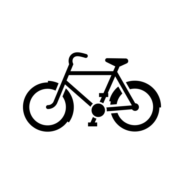 Велосипед трафарет