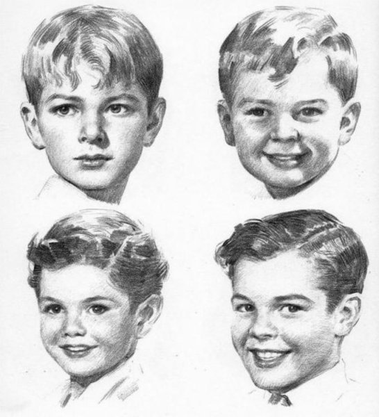 Эндрю Лумис детский портрет