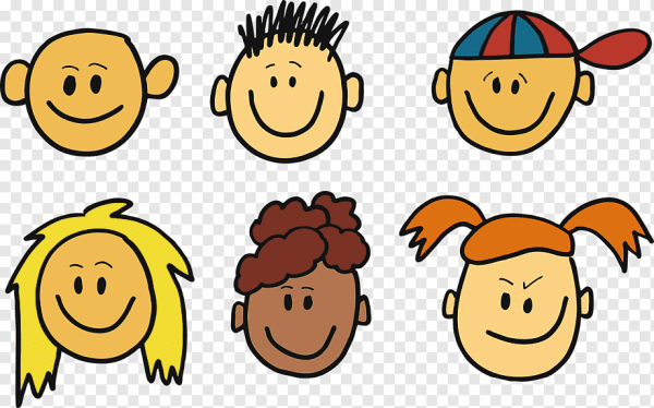 Стилизованные лица детей