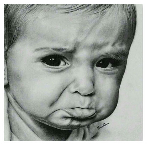 Эмоциональный портрет карандашом