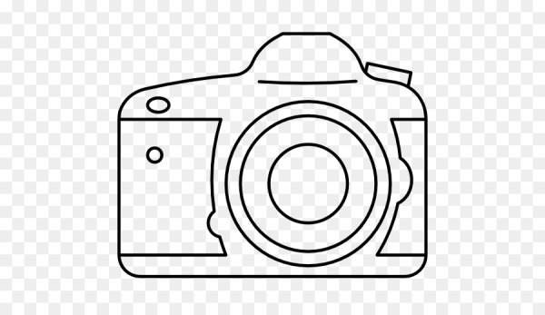 Фотоаппарат лайн арт