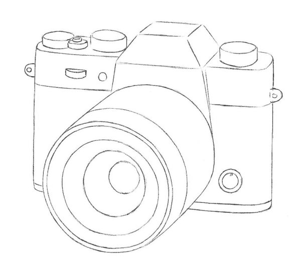 Фотоаппарат раскраска