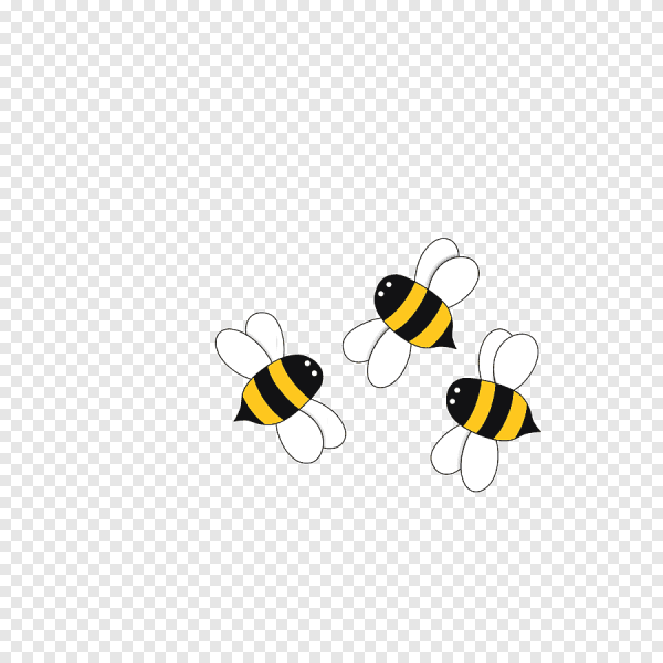 Пчелка схематично рисунок