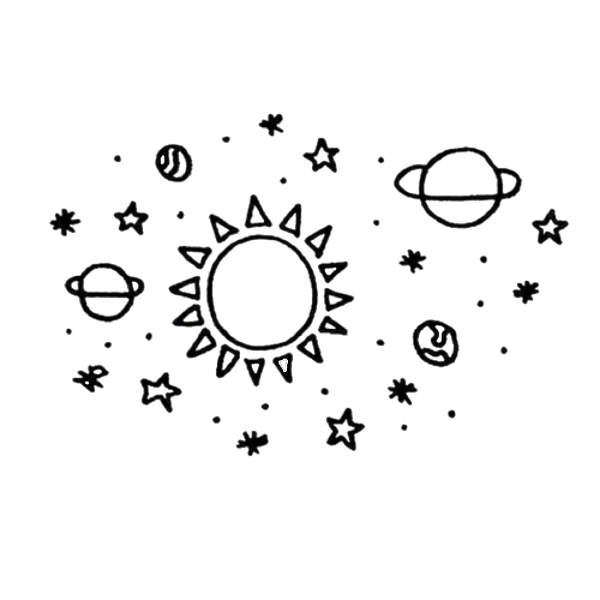 Маленькие космические рисунки