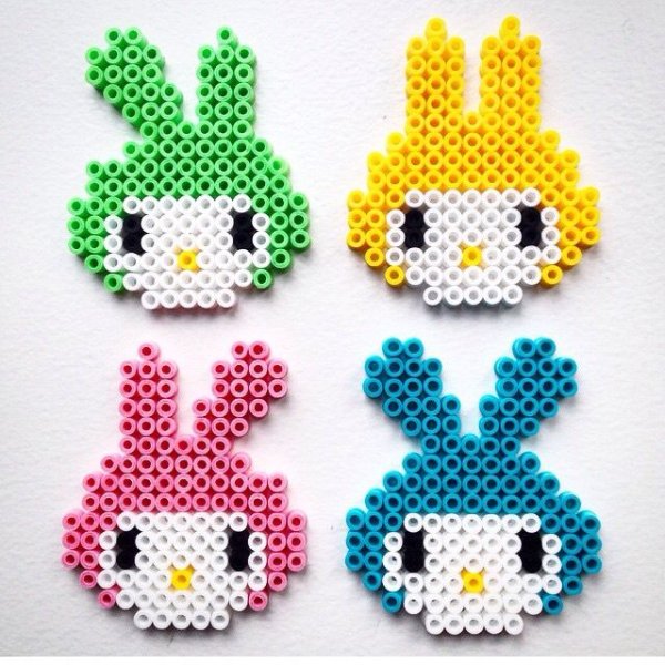 Фигурки из термомозайки