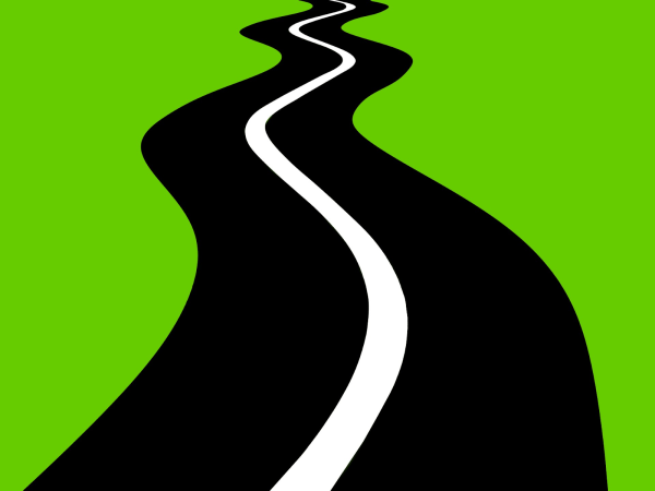 Дорога нарисованная