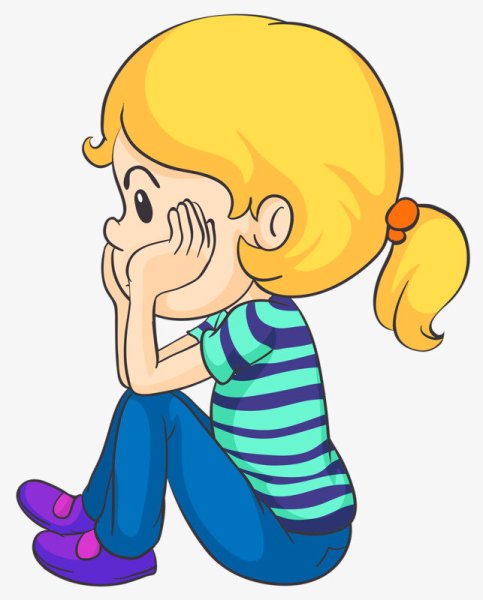 Картинка с изображением плачущей девочки