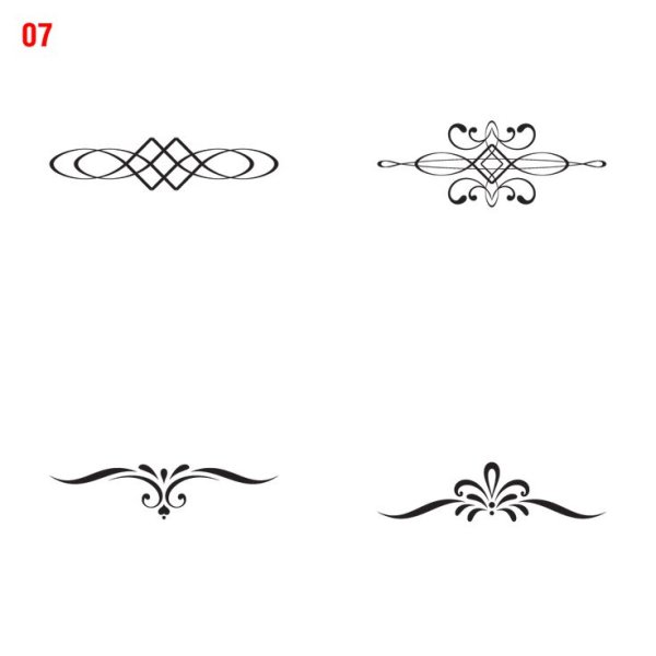 Узоры простые