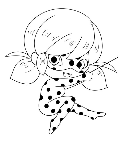 Miraculous Ladybug раскраска