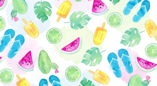 Летние обои для подростков