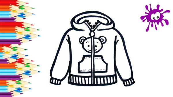 Разукрашки для самых маленьких кофта