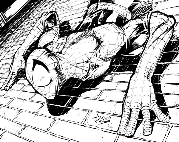 Чёрный паук Марвел Питер Паркер