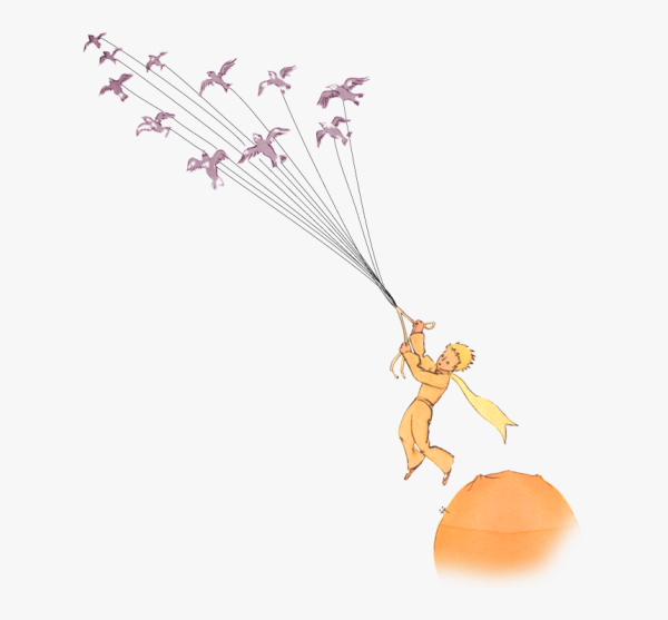 Иллюстрации к маленькому принцу Экзюпери звезда