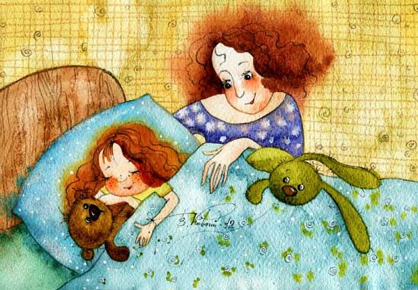 Виктория Кирдий иллюстрации семья