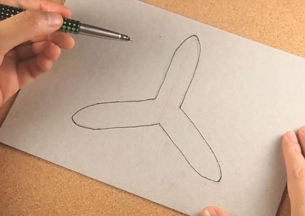 Поделка Бумеранг из картона