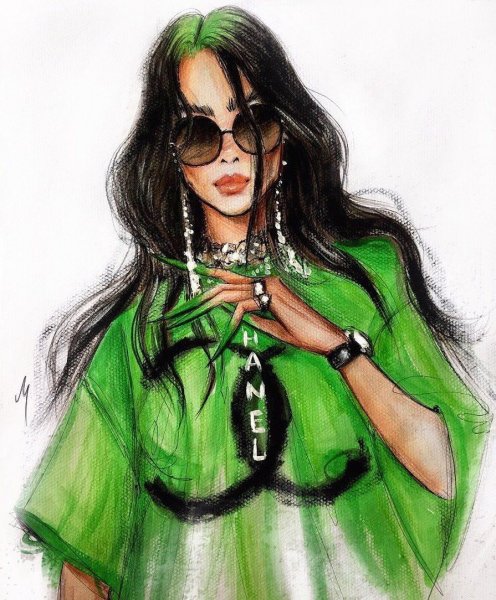 Билли Айлиш арт